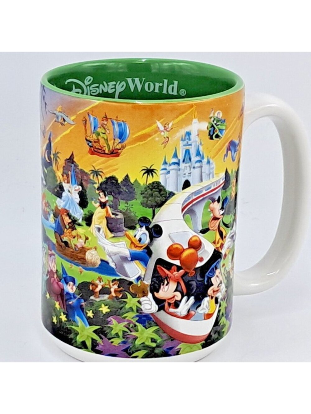 Walt Disney World Mug Four Parks One World- Grandpa -Coffee Cup -3D Chunky